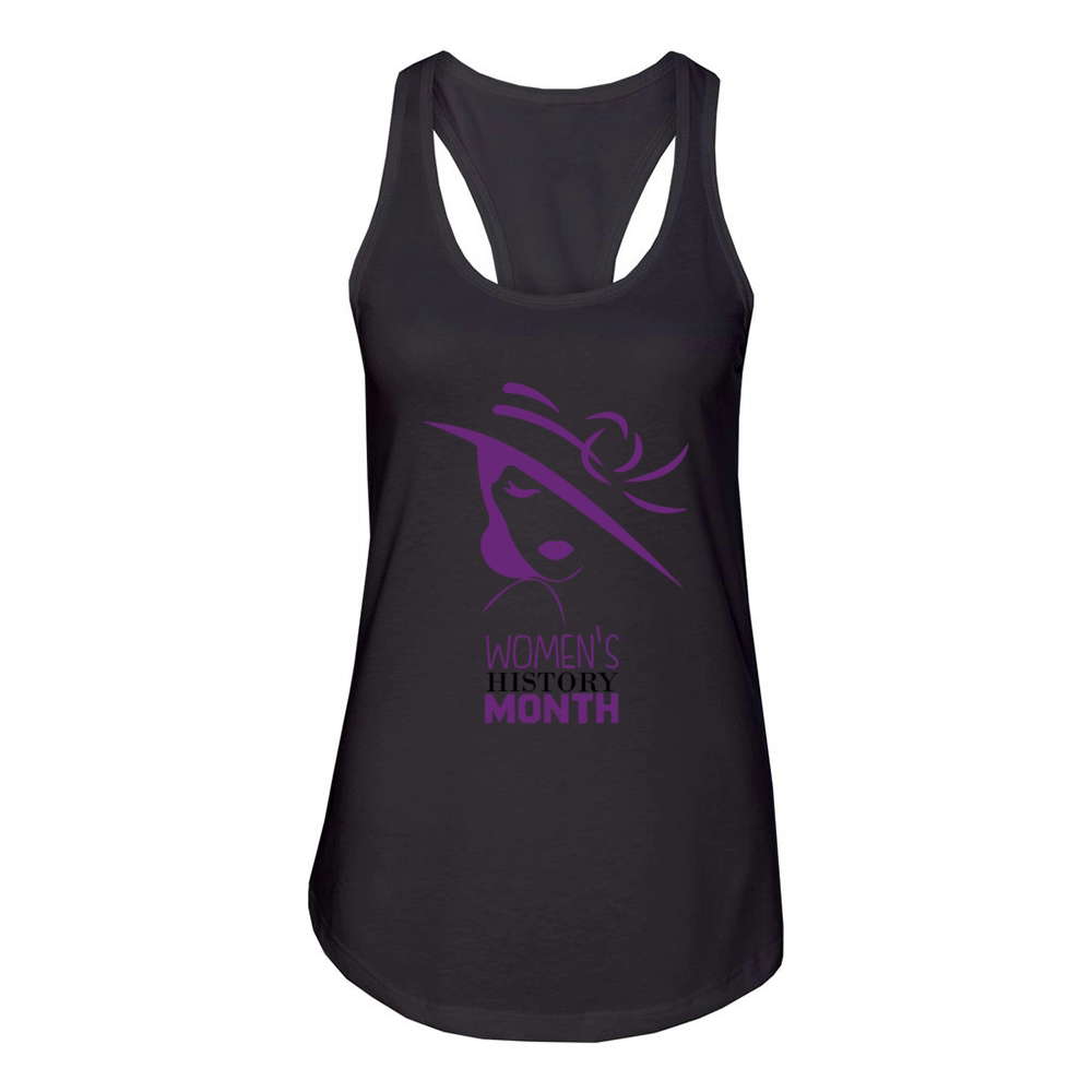 womens history month female in history womens day Women's Racerback Tank