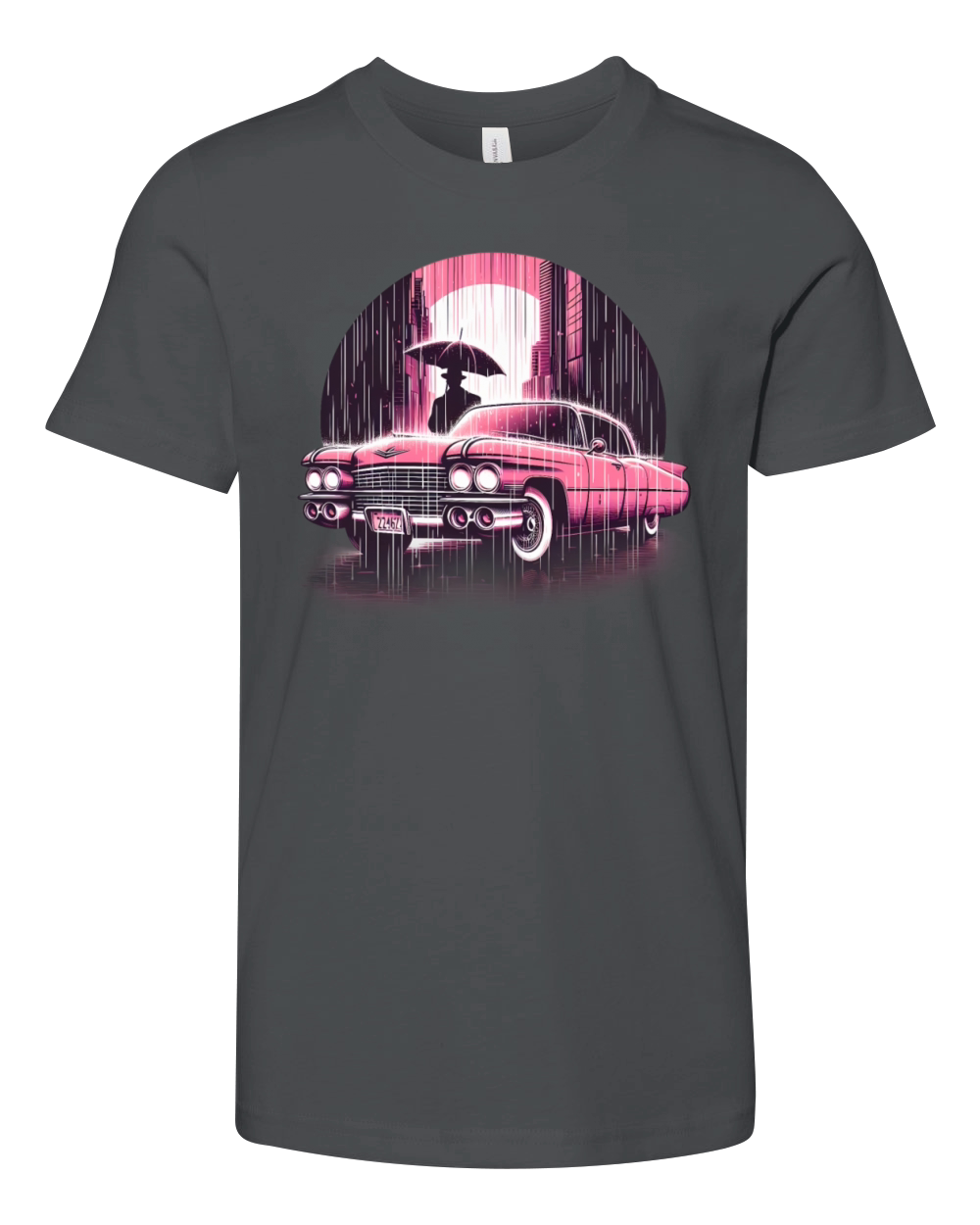 Pink cadillac Youth Unisex Jersey Tee