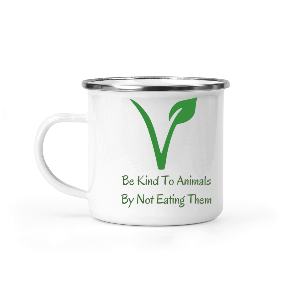 Be Kind To Animals By Not Eating Them Camping Mug