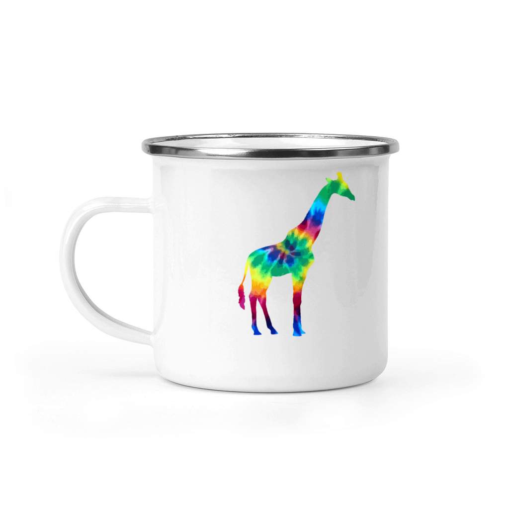 Giraffe Tie Dye Animal Gift Camping Mug