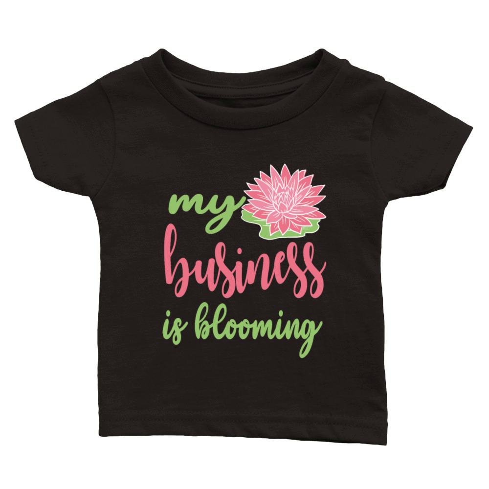 Floral Designer Quote Flower Arranging Florist Classic Baby Crewneck T-shirt