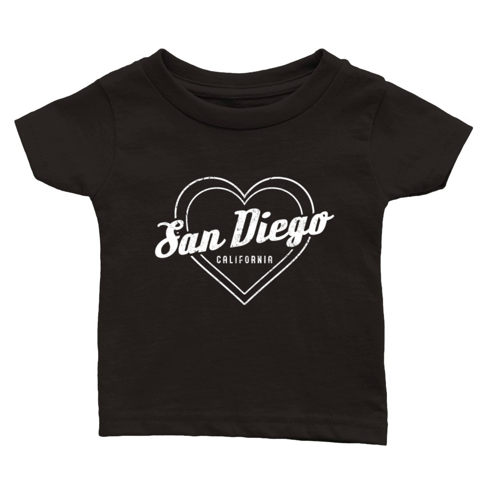San Diego California Vintage Souvenir Classic Baby Crewneck T-shirt