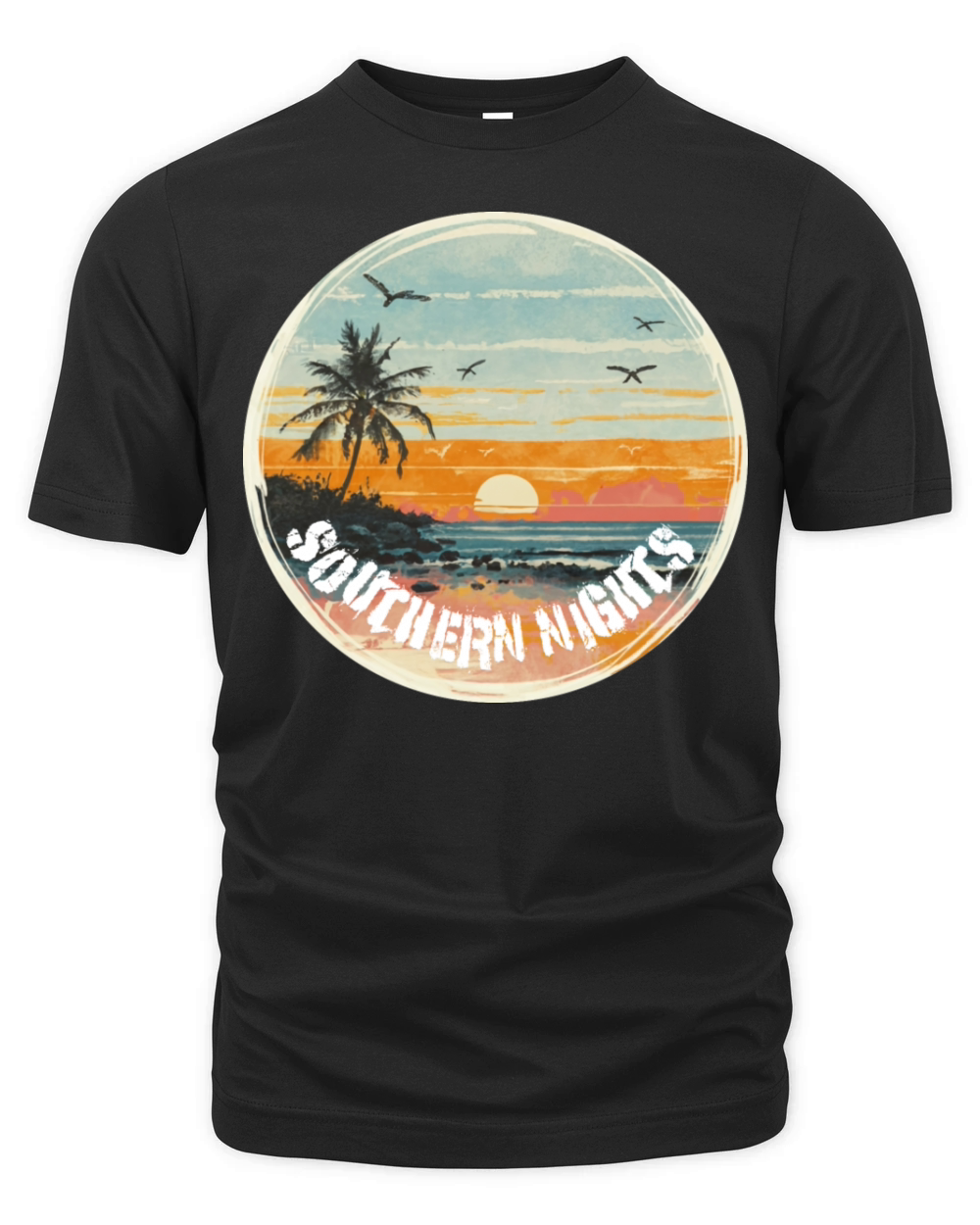 Timeless Coastal Charm Tee - Beach Sunsets Organic Unisex T-shirt