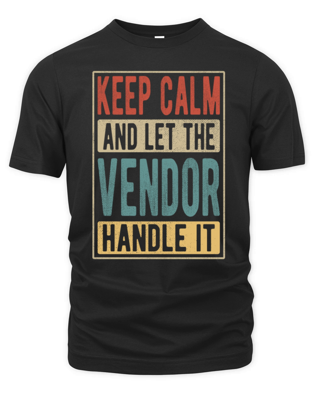 Vendor Retro Gift Organic Unisex T-shirt