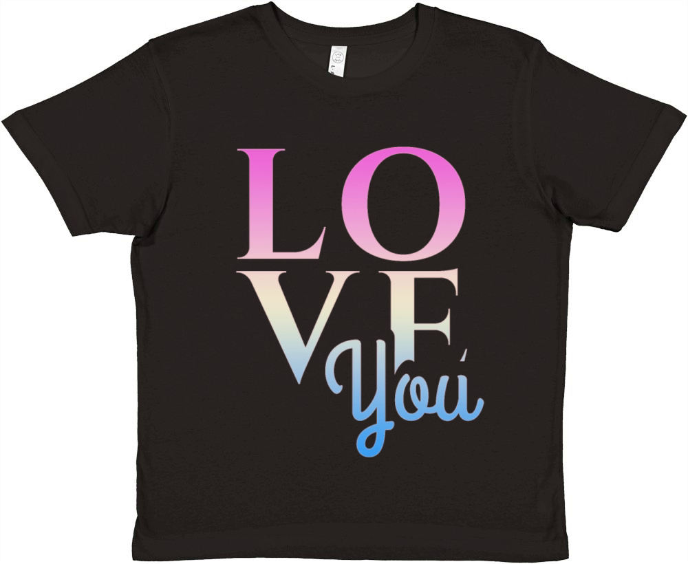 love you Premium Kids Crewneck T-shirt