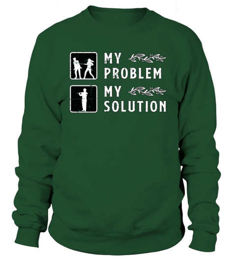 Flutes Player My Problem My Pictogram Dad Mom Sweatshirt Unisex