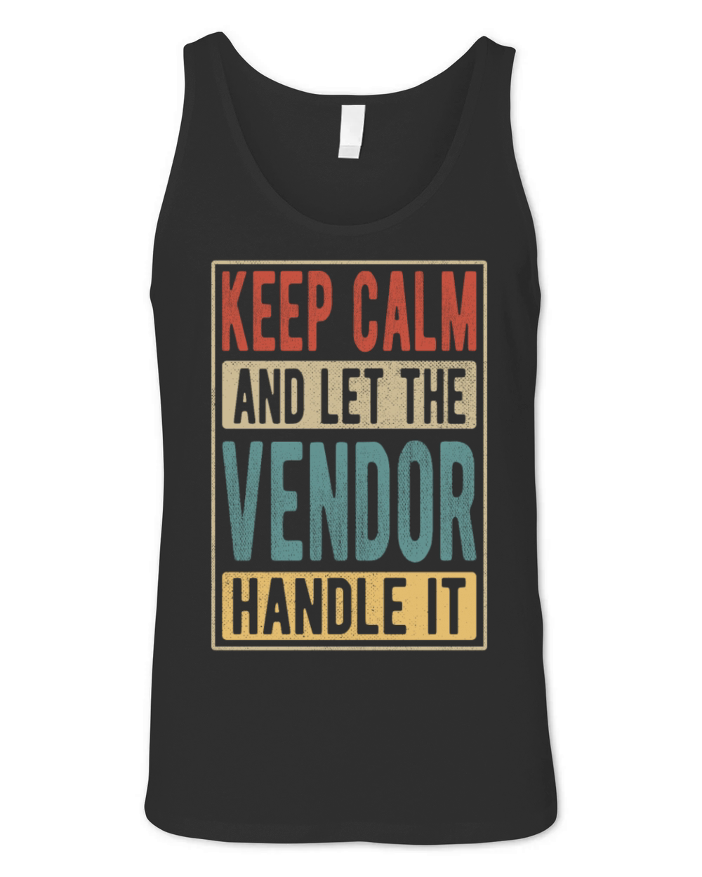 Vendor Retro Gift Unisex Jersey Tank