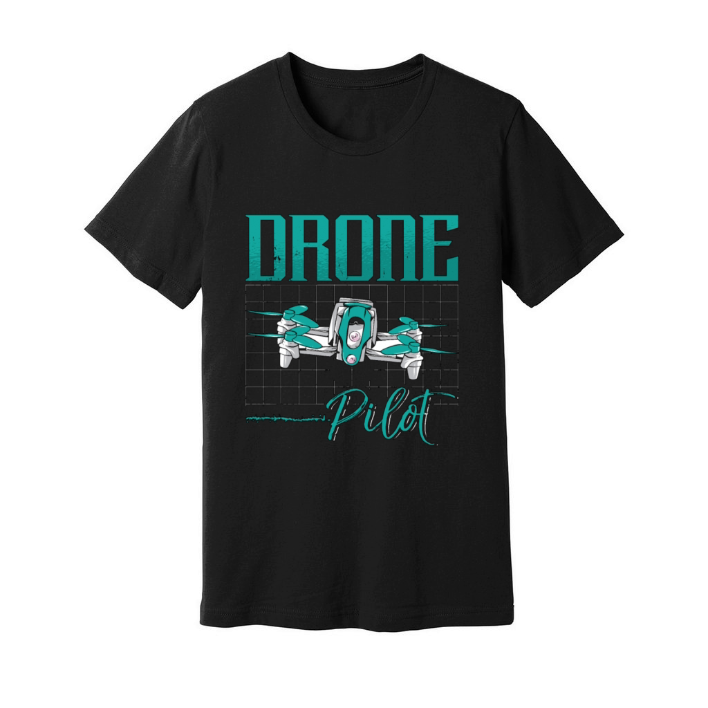 Drone Racing Drone Pilot Fpv Race Remote Control Unisex Jersey Tee