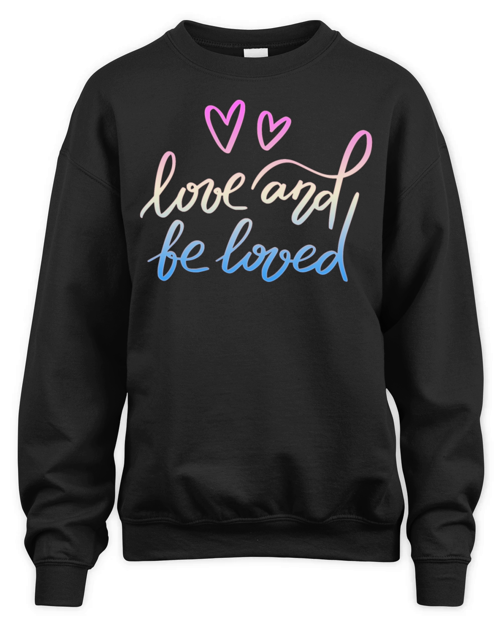 LOVE AND BE LOVED Unisex Premium Crewneck Sweatshirt