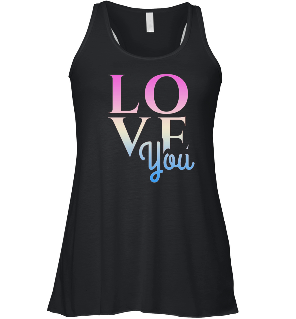 love you Women's Flowy Tank Top