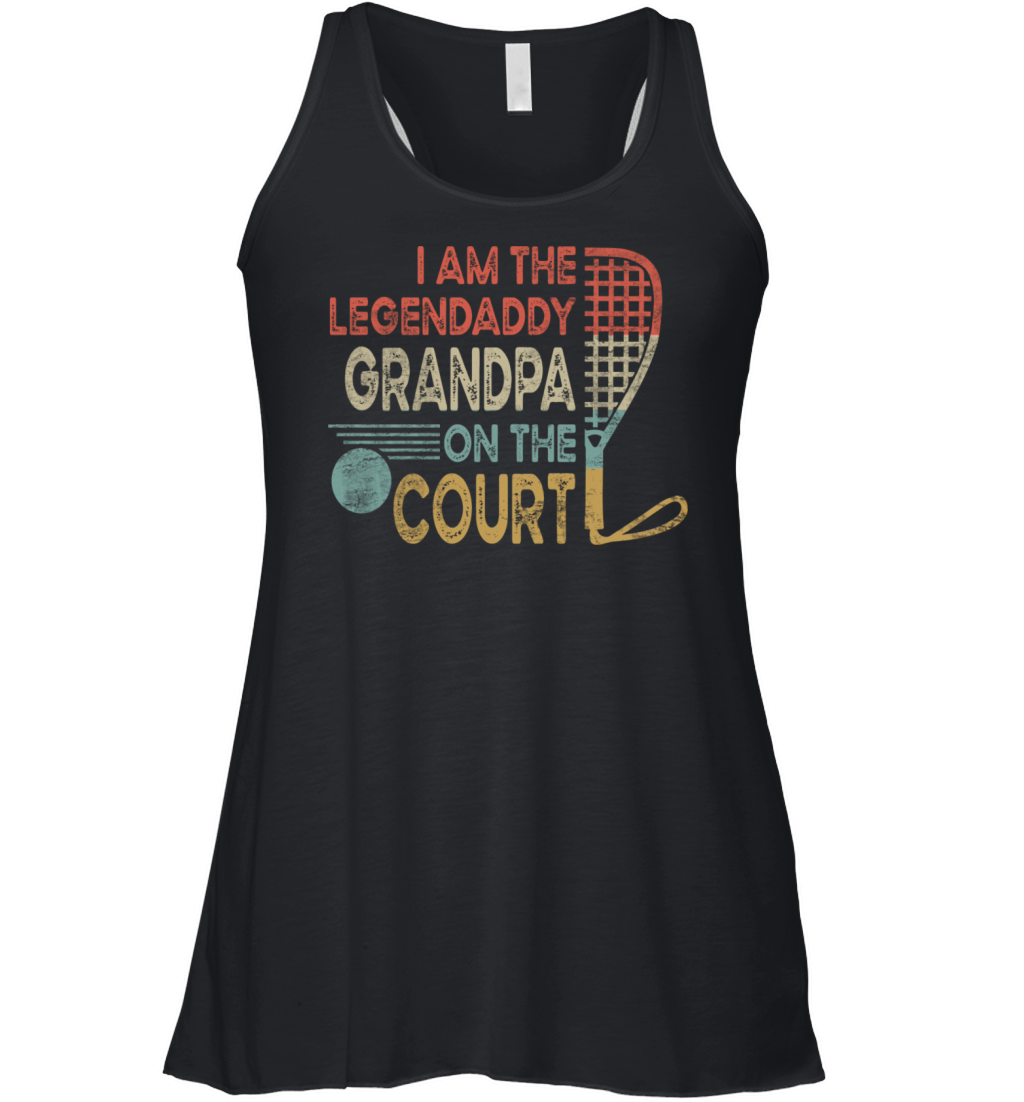 Retro Racquetball Gandpa Women's Flowy Tank Top
