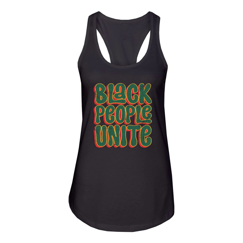 Black People Unite Women's Racerback Tank