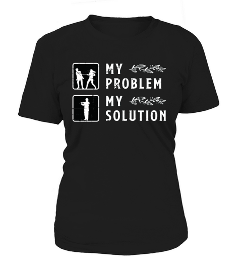 Flutes Player My Problem My Pictogram Dad Mom Women's T-Shirt