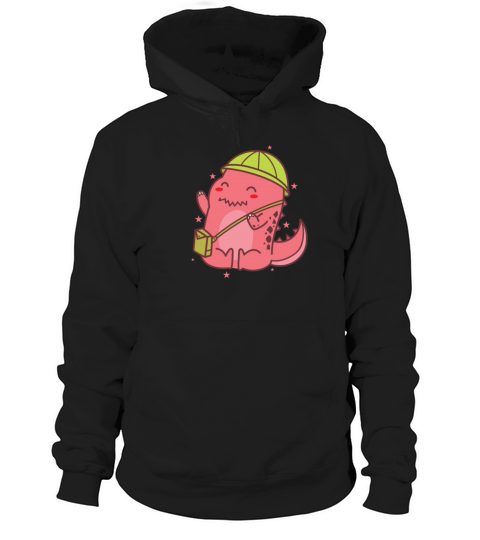 Dino with Handbag Dinosaur Age Hoodie Unisex