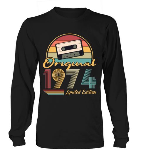50th birthday vintage 1974 original 1974 Long sleeved Unisex