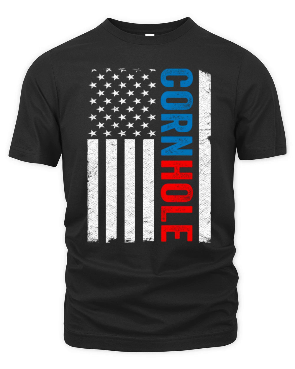 Us American Flag Corn Hole Bean Bag Toss Player Co Organic Unisex T-shirt