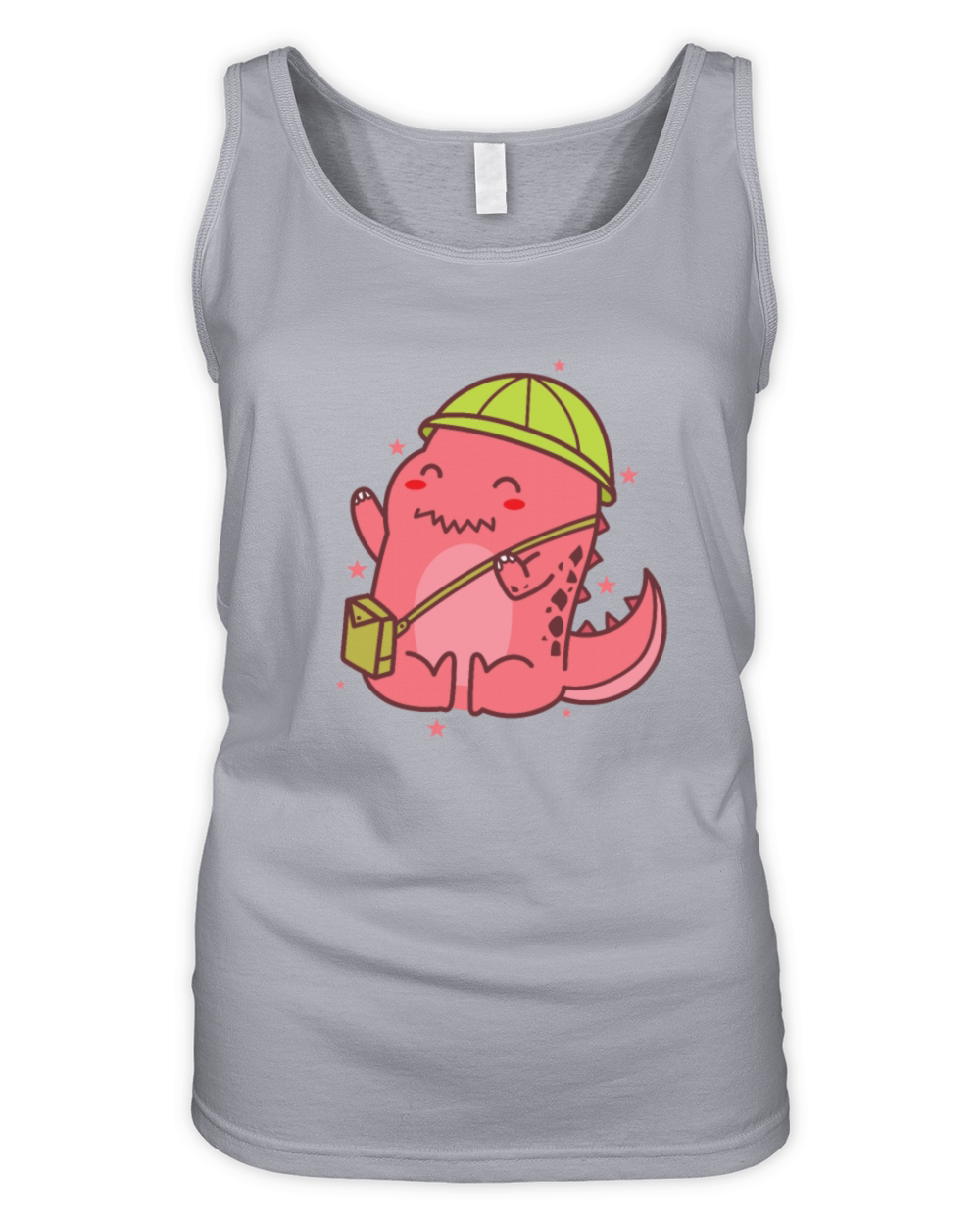 Dino with Handbag Dinosaur Age Organic Women's Tank Top