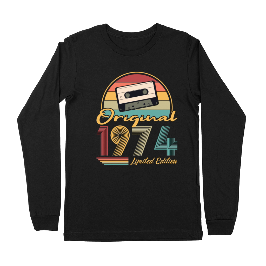 50th birthday vintage 1974 original 1974 Premium Long Sleeve
