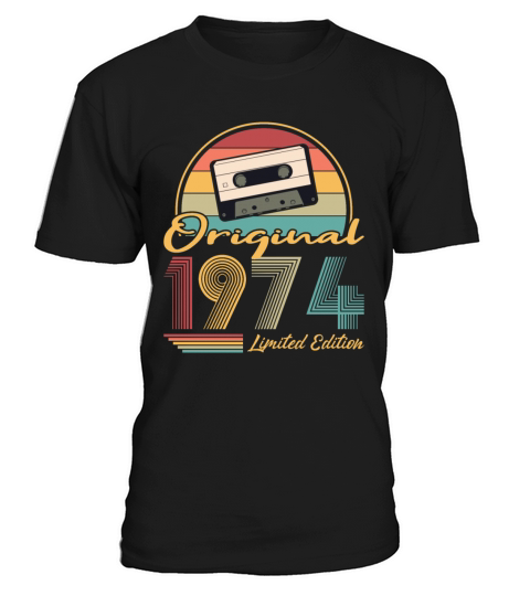 50th birthday vintage 1974 original 1974 T-Shirt Unisex
