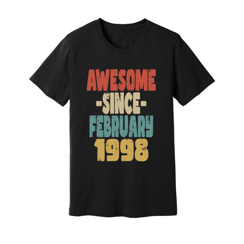 Awesome February 1998 Unisex Jersey Tee