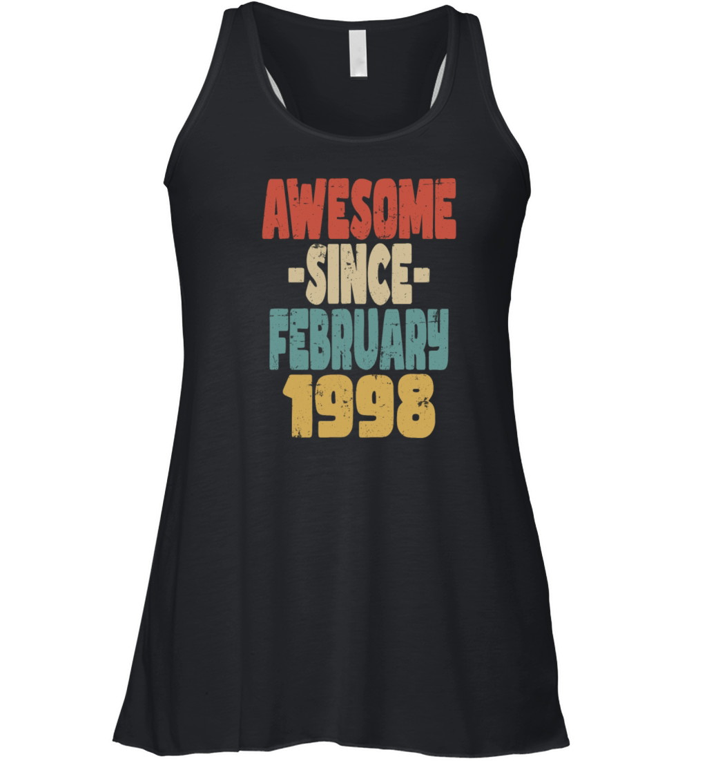 Awesome February 1998 Women's Flowy Tank Top