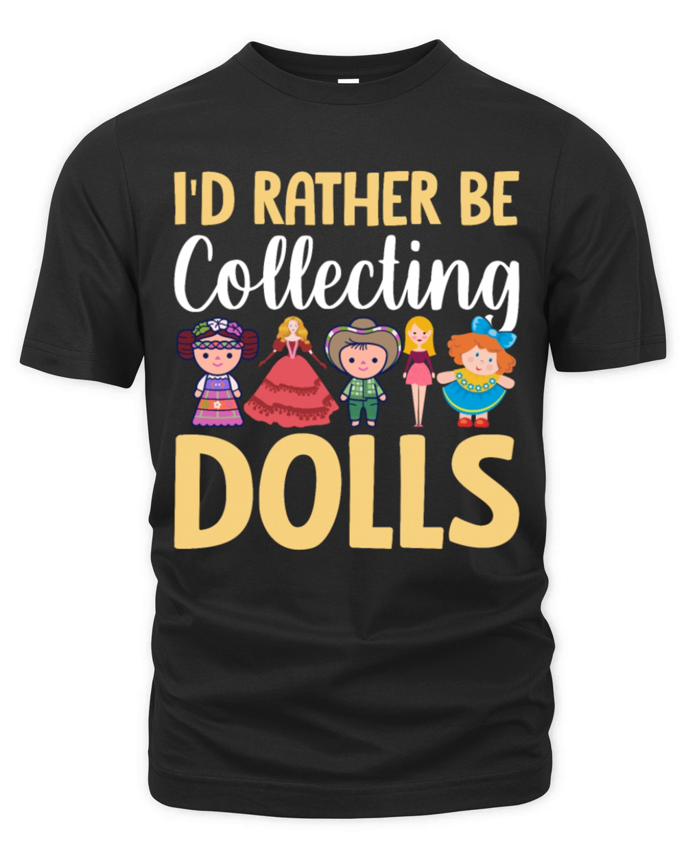 Collectible Doll Porcelain Doll Antique Doll Lover Organic Unisex T-shirt