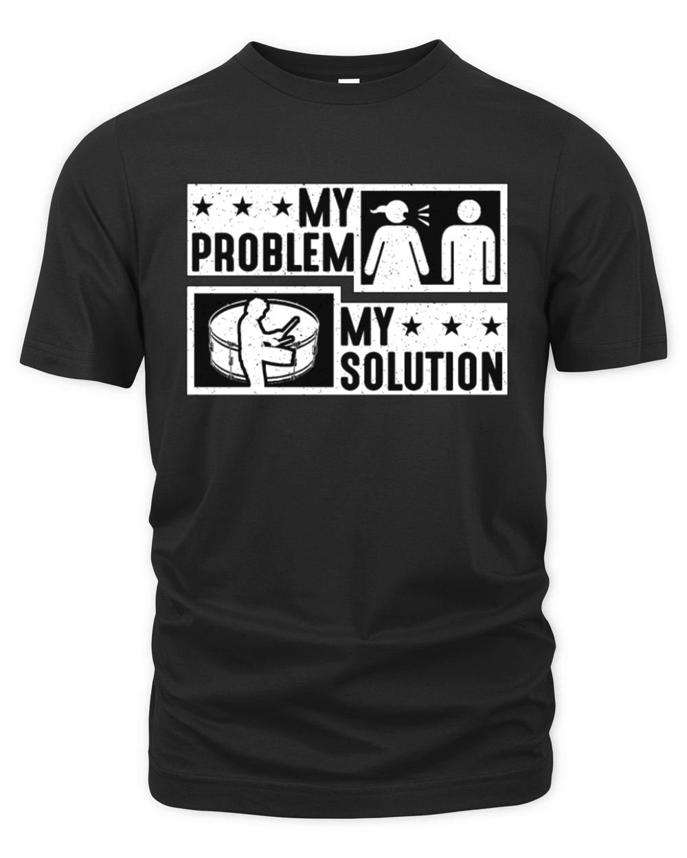 Snare Drum Player My Problem My Pictogram Dad Mom Organic Unisex T-shirt