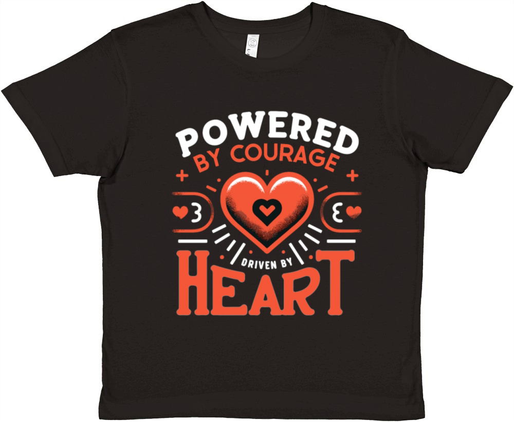 Healthy Heart Beat February Cardiac Awareness Premium Kids Crewneck T-shirt
