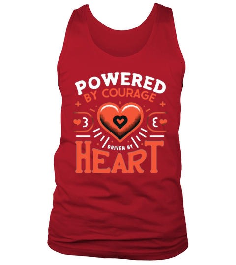 Healthy Heart Beat February Cardiac Awareness Tank Top Unisex