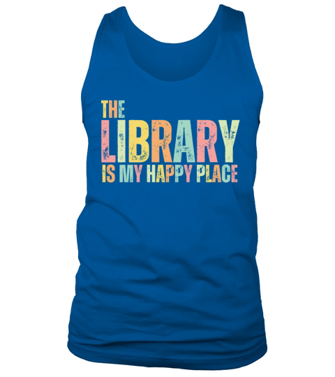 Library Book Lover Reading Bookworm Tank Top Unisex