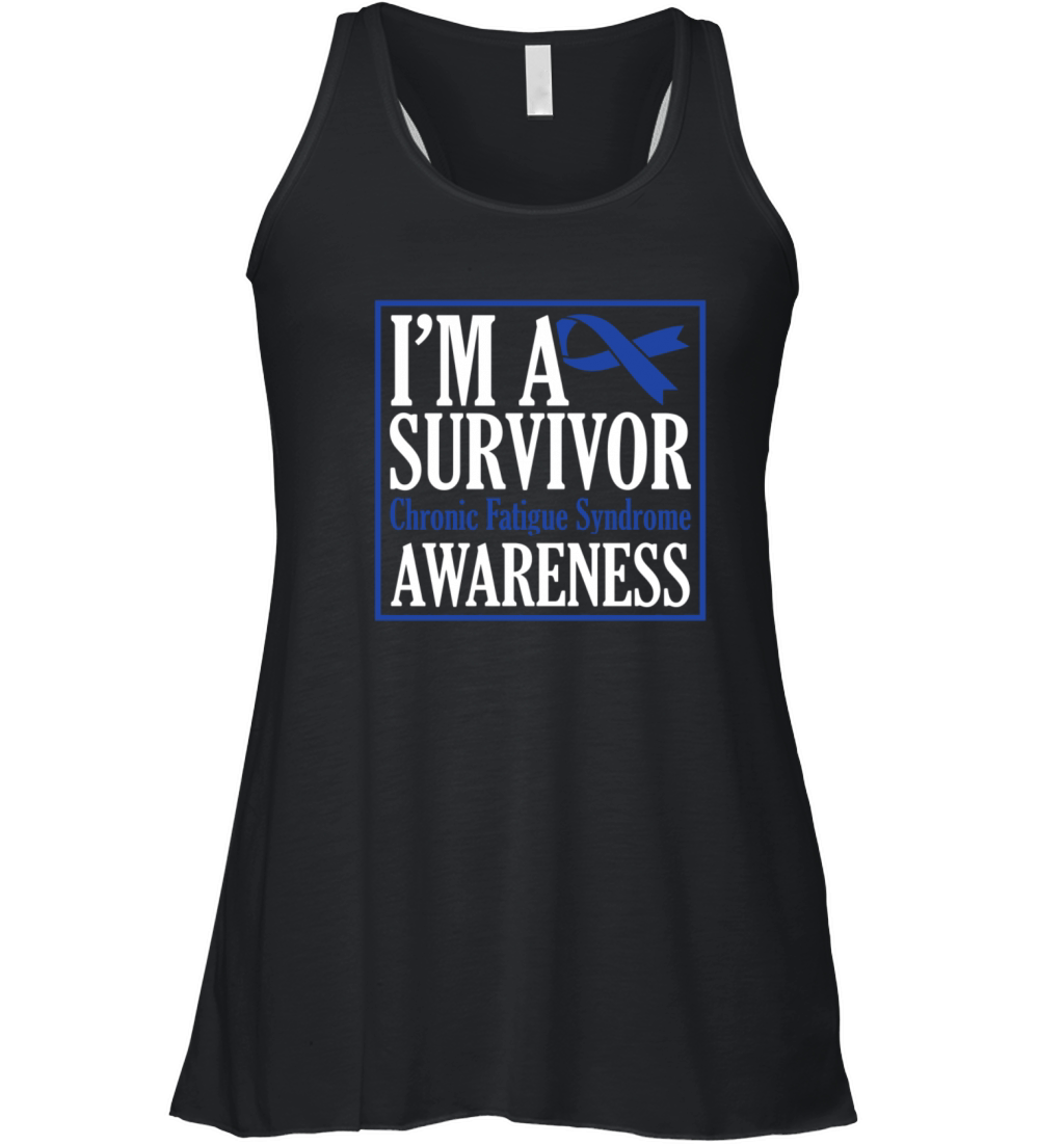 Im A Survivor Chronic Fatigue Syndrome Awareness Women's Flowy Tank Top