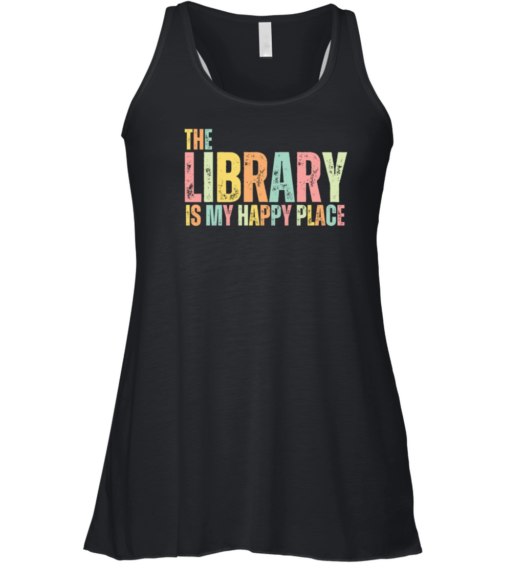 Library Book Lover Reading Bookworm Women's Flowy Tank Top