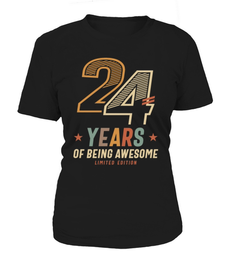24 Years Of Being Awesome 2000 24th Birthday Women's T-Shirt