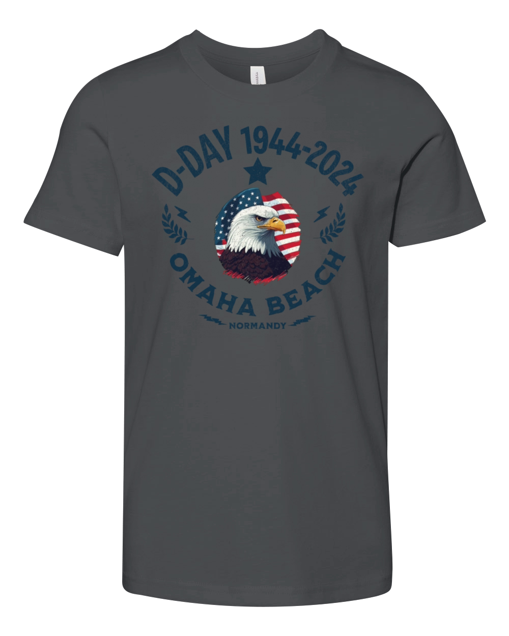 D DAY 80th anniversary Omaha beach Youth Unisex Jersey Tee