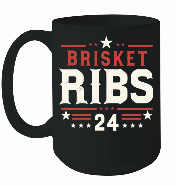BBQ Barbecue Brisket Ribs 2024 Political Election Ceramic Mug