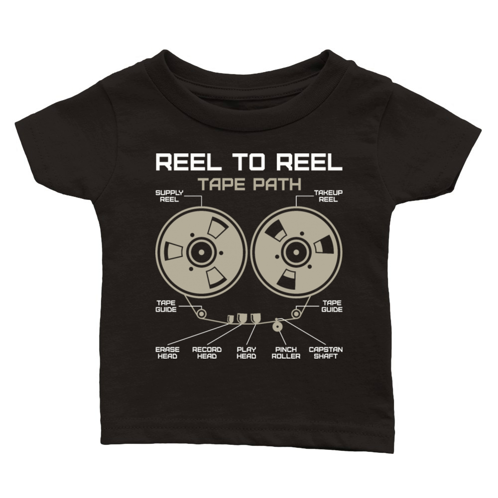 Reel To Reel Tape Classic Baby Crewneck T-shirt