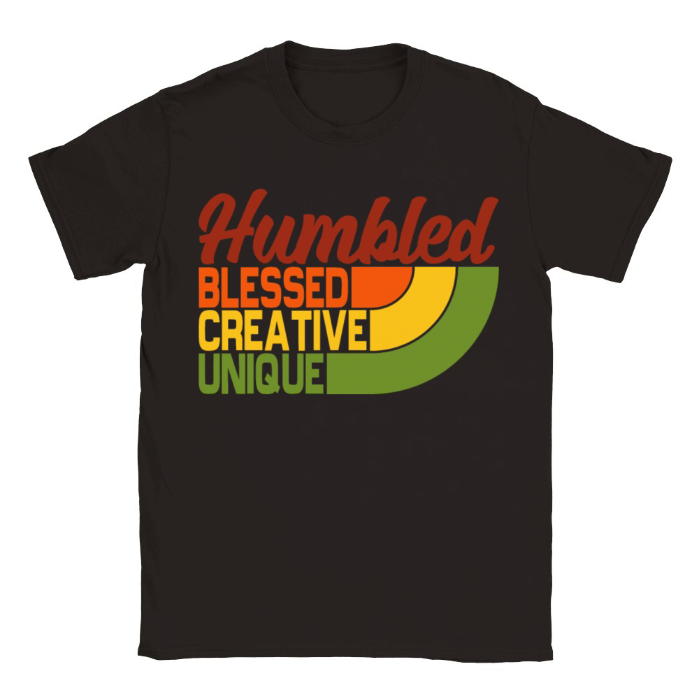 Humbled Blessed Creative Unique Classic Kids Crewneck T-shirt