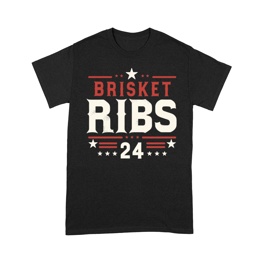 BBQ Barbecue Brisket Ribs 2024 Political Election Comfort T-shirt