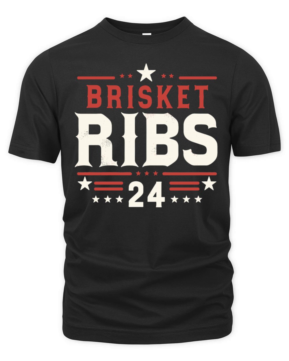 BBQ Barbecue Brisket Ribs 2024 Political Election Organic Unisex T-shirt