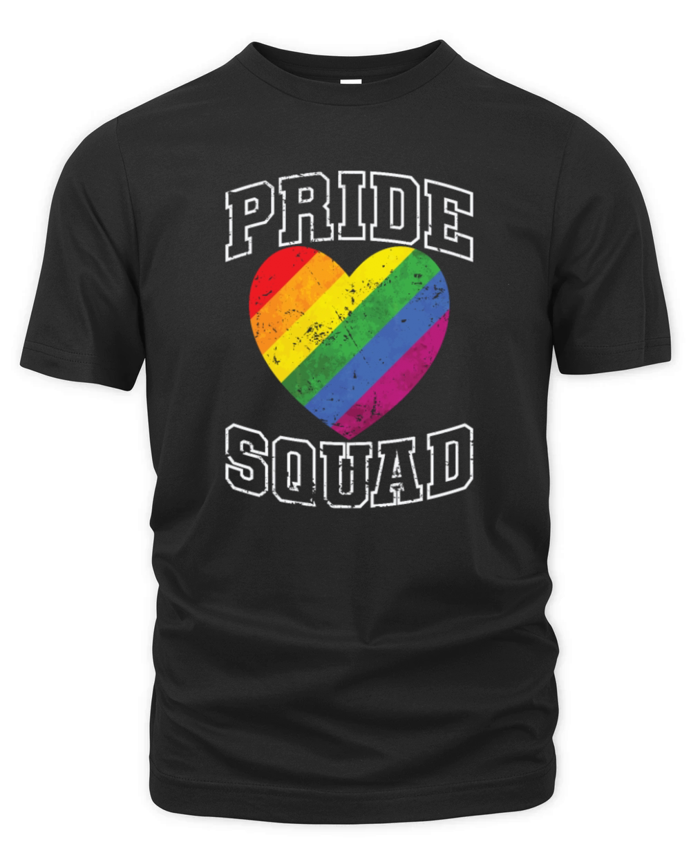 Pride Squad LGBT Tolerance Rainbow Colors Organic Unisex T-shirt