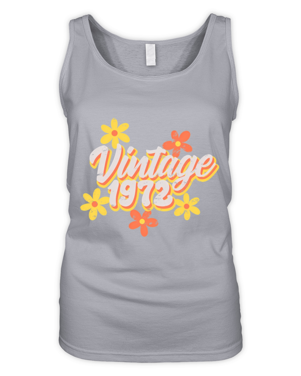 1972 Nice 50 Bday 50Th Organic Women's Tank Top