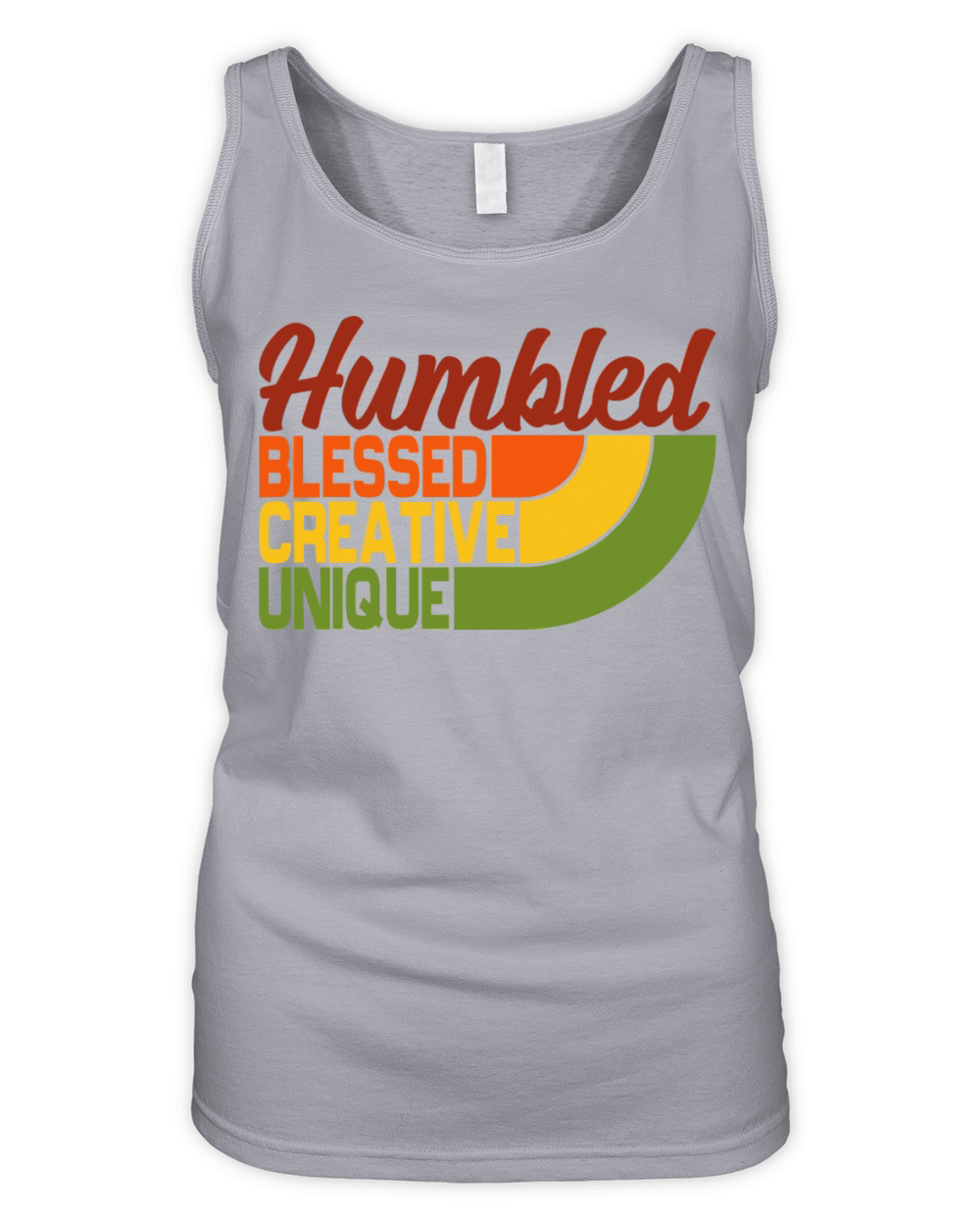 Humbled Blessed Creative Unique Organic Women's Tank Top