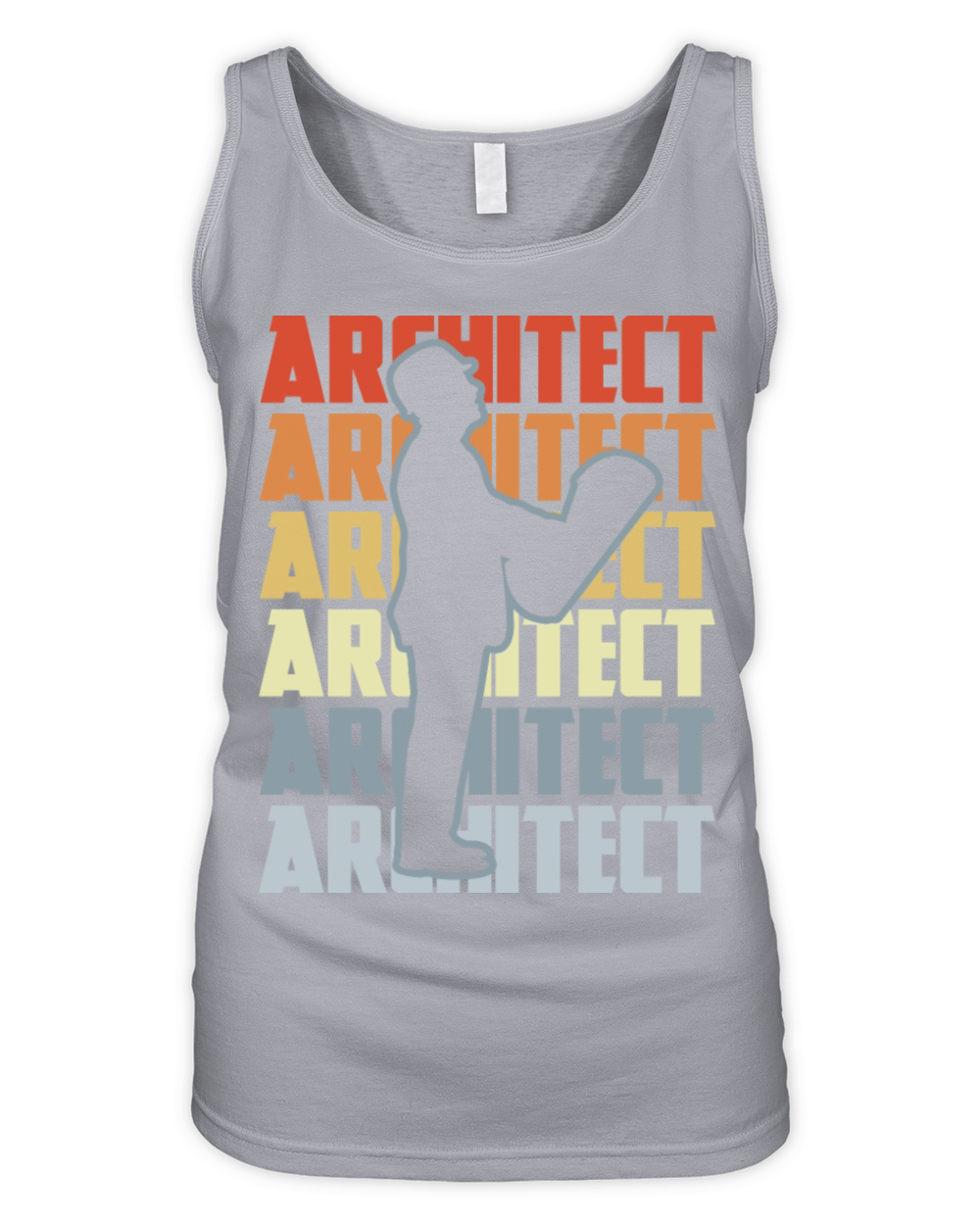 Vintage Architect Organic Women's Tank Top