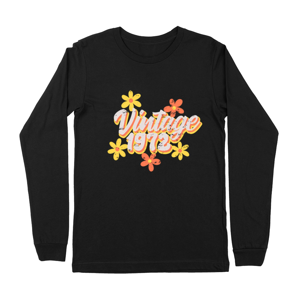 1972 Nice 50 Bday 50Th Premium Long Sleeve