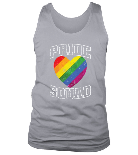 Pride Squad LGBT Tolerance Rainbow Colors Tank Top Unisex