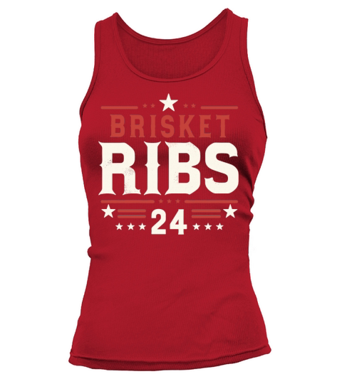 BBQ Barbecue Brisket Ribs 2024 Political Election Tank top Woman
