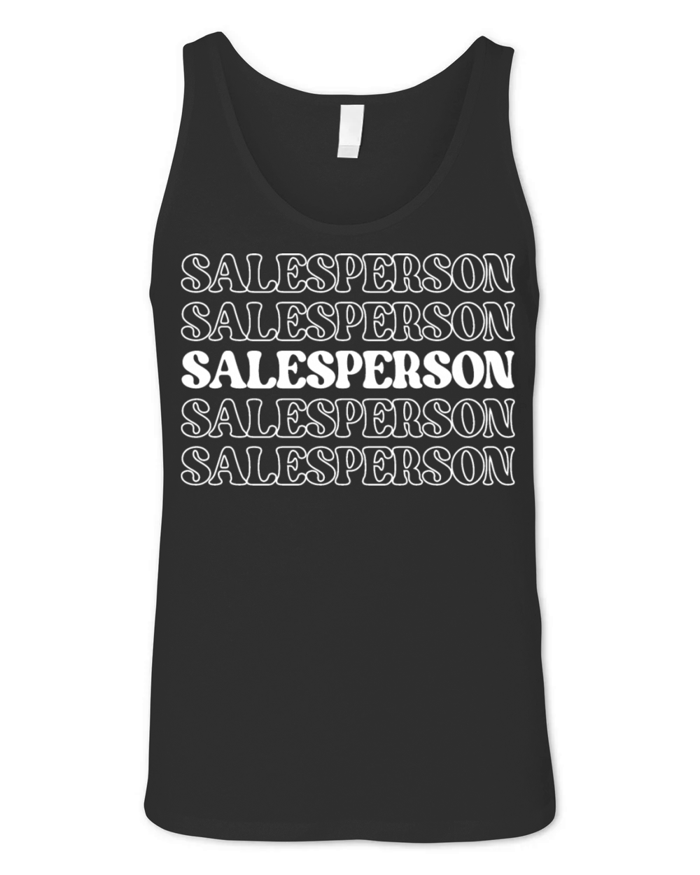 Salesperson Funny Appreciation Quotes Unisex Jersey Tank