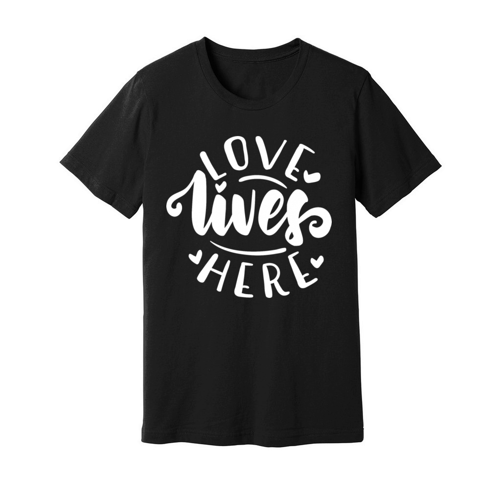 Love Lives Here Unisex Jersey Tee