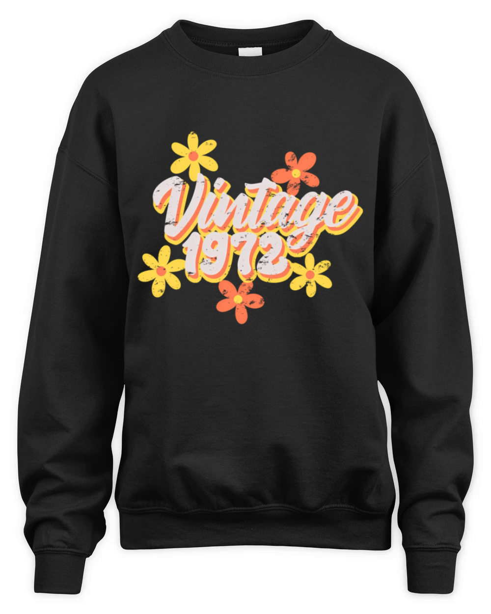 1972 Nice 50 Bday 50Th Unisex Premium Crewneck Sweatshirt