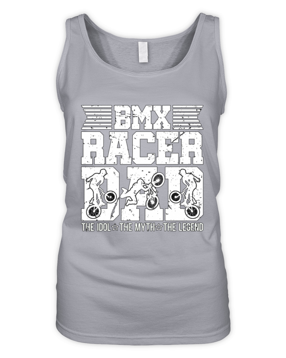 BMX Racer Dad The Idol The Myth The Legend Cyclist Organic Women's Tank Top